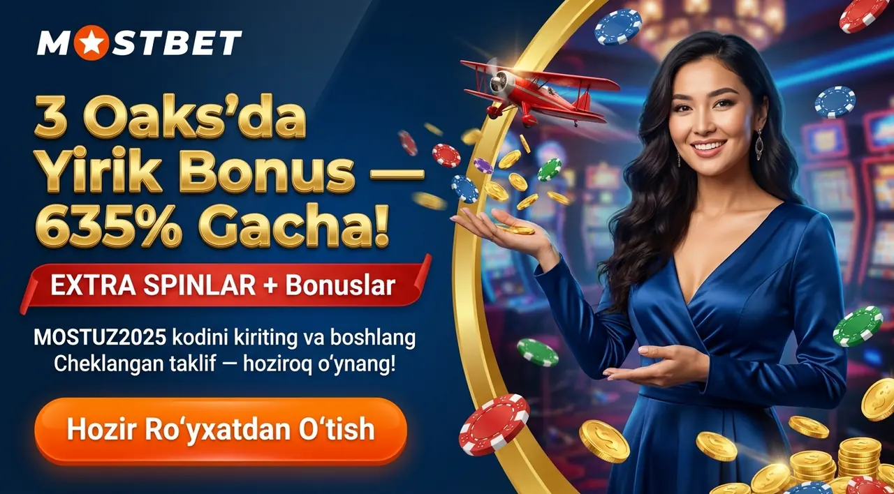 3 Оакс Слот Ўзбекистон