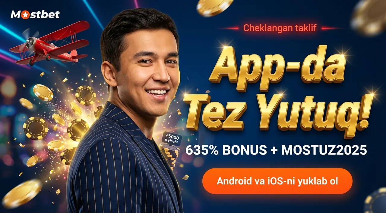 Mostbet qoldanba – Android va iOS uchun yuklab olish